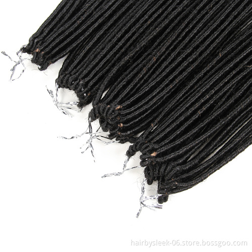 2020 Factory price Fashion Faux Locs long hair Synthetic hair crochet extension for women Dread lock hair